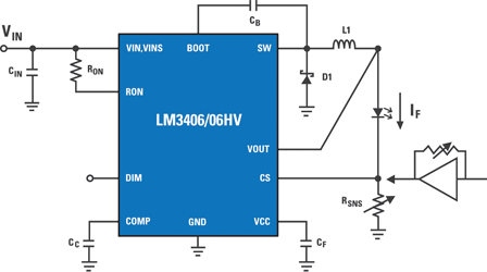 Figure 2. Buck regulator topology